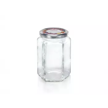 LEIFHEIT kuusikulmainen lasipurkki 770 ml