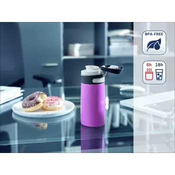 Leifheit Thermos Flip 350 ml, violetti