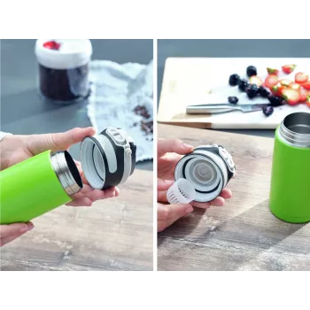 Leifheit Thermo Mug Flip 350 ml, vihreä