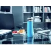 LEIFHEIT Thermos Flip 600 ml vaaleansininen tyhjiöeristetty ruostumaton teräspullo