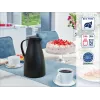 LEIFHEIT Thermos Harmonic musta 1L tyhjiöeristetty kannu