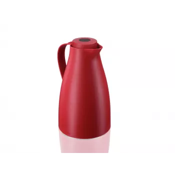 LEIFHEIT Thermos Harmonic punainen tyhjiöeristetty kannu 1,0 l