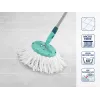 LEIFHEIT Clean Twist Disc Mop varasarja, 2 mikrokuitumoppipäätä, valkoinen