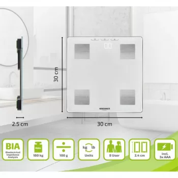 SOEHNLE Shape Sense Connect Lite -kehonkoostumusvaaka Bluetoothilla ja sovelluksella