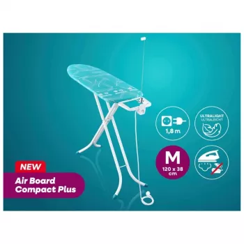 LEIFHEIT Air Board M Compact Plus -silityslauta 120x38 cm Thermo-Reflect-teknologialla