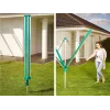 LEIFHEIT pyykkikaruselli Linomatic 600 Deluxe suojuksella