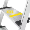 HAILO L85 ComfortLine alumiini 4-portaiset kotitaloustikkaat