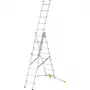 HAILO yhdistelmätikkaat HobbyLOT alumiini 2x8 + 1x9 askelmaa