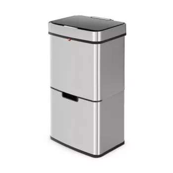 HAILO Öko Vario XL jätteenlajittelujärjestelmä, 2x25L, ruostumaton teräs