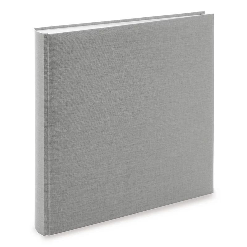 Goldbuch Trend 2 valokuva-albumi, 300 mm, 60 valkoista sivua, kangaskansi, harmaa (27606)