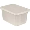 CURVER Essentials 45L läpinäkyvä säilytyslaatikko kannella, 57 x 40 x 30 cm, pinottava, elintarvikekelpoinen
