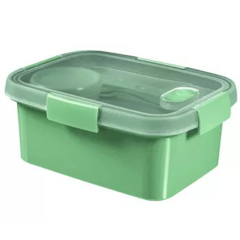 CURVER elintarvikeastia Lunch-sarja suorakaiteen muotoinen 1,2L Smart Eco To Go 20x15x9cm Soft Green