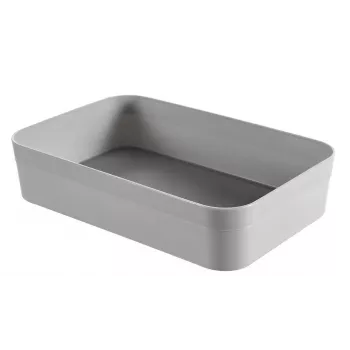 CURVER Infinity Recycled XL säilytyskori 23x15x5 cm harmaa
