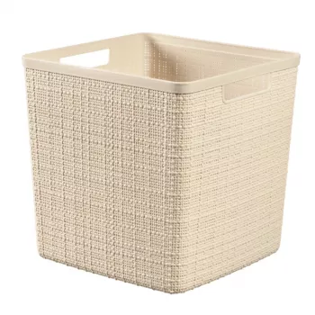 CURVER kori Jute neliönmuotoinen 17L 28x28x27 cm kerma