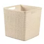 CURVER kori Jute neliönmuotoinen 17L 28x28x27 cm kerma