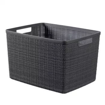 CURVER kori Jute L 20L 36x28x23cm tummanharmaa