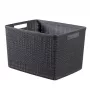 CURVER kori Jute L 20L 36x28x23cm tummanharmaa