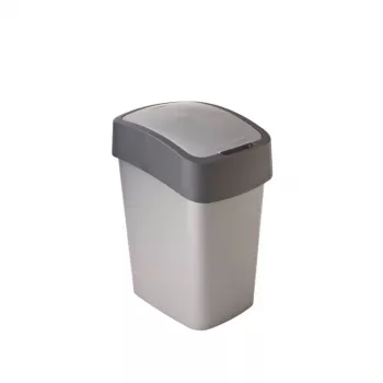 CURVER Flip Bin 25L roskis hopea/harmaa