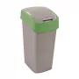 CURVER Flip Bin 45L roskis hopea/vihreä