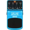Behringer TM300 Tube Amp Modeler -efektipedaali sähkökitaralle, sininen/musta