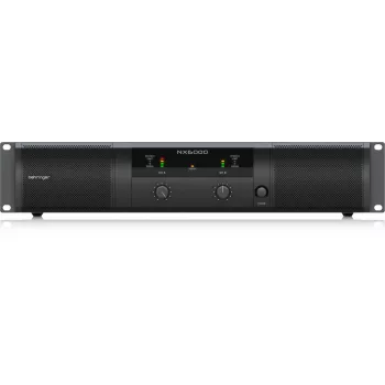 Behringer NX6000 Class-D päätevahvistin 2 x 3000W 4 ohmiin DSP:llä, musta