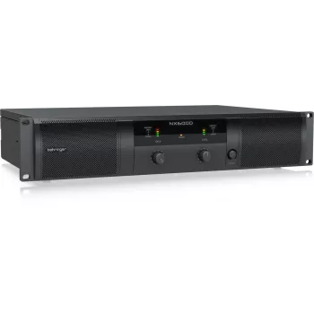 Behringer NX6000 Class-D päätevahvistin 2 x 3000W 4 ohmiin DSP:llä, musta