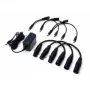 TC Helicon Singles Connect Kit - 3 x 15 cm instrumentin patch-kaapeli efektipedaaleille