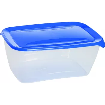 Curver Fresh&Go suorakaiteen muotoinen elintarvikeastia 5L sininen