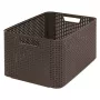 CURVER laatikko Style L 43,6 x 32,6 x 23 cm tummanruskea säilytyslaatikko