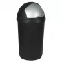 CURVER Bullet 50L musta/hopea jäteastia