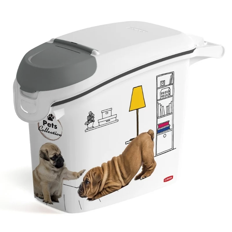 CURVER Pets Life koiranruoan säilytysastia 6 kg 15L 23x50x36 cm