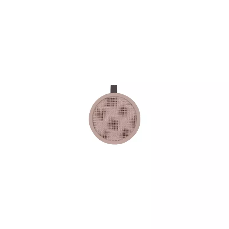 CURVER Jute pyöreä säilytyskori kannella 2L vaaleanpunainen 17x13cm