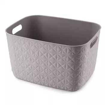 Curver Softex L säilytyskori 19L harmaa-ruskea 37,9x29,2x22,1cm