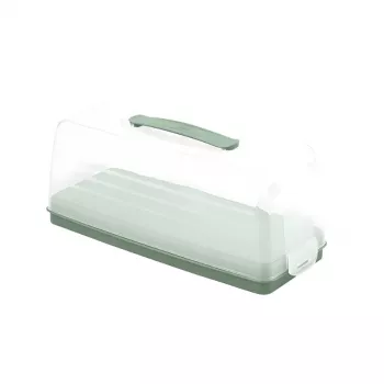 CURVER Smart To Go suorakaiteen muotoinen kakunkuljetusrasia 35,5 x 15 x 14,2 cm vihreä