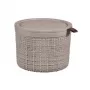 CURVER Jute-kori kannella pyöreä 2L Ø17x13cm beige