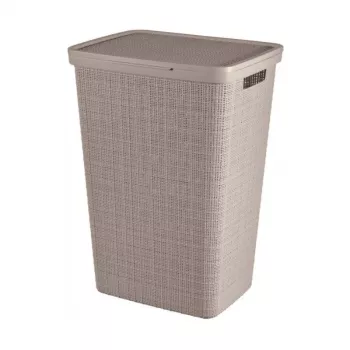 CURVER Jute-pyykkiarkku 58L 43x34x60cm beige
