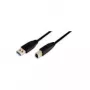 LogiLink USB 3.0 -kaapeli, USB-A-uros USB-B-urokseen, musta, 2 m, 5 Gbps, kaksinkertaisesti suojattu