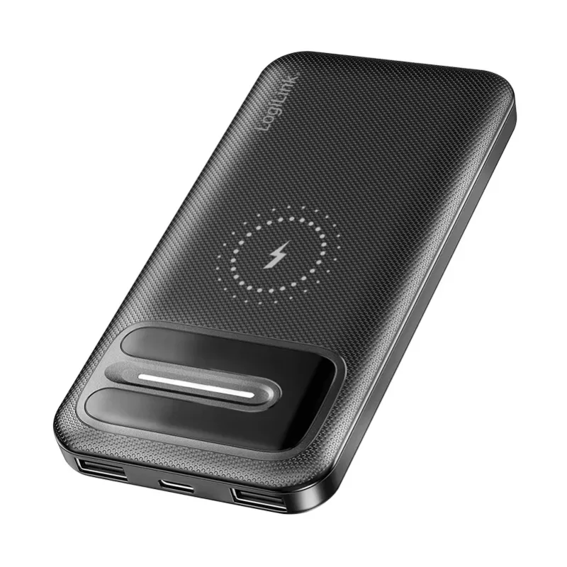 LogiLink PA0343RF langaton virtapankki 10000 mAh musta