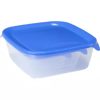 CURVER Fresh&Go suorakaiteen muotoinen säilytysrasiakokoelma, 3-osainen (0,25L + 0,8L + 1,7L) sininen