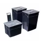 CURVER Biobox jäteastiasetti 2x10L + 6L harmaa