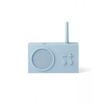 Lexon Tykho 3 kannettava FM-radio ja Bluetooth-kaiutin vaaleansininen