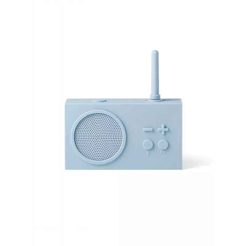 Lexon Tykho 3 kannettava FM-radio ja Bluetooth-kaiutin vaaleansininen