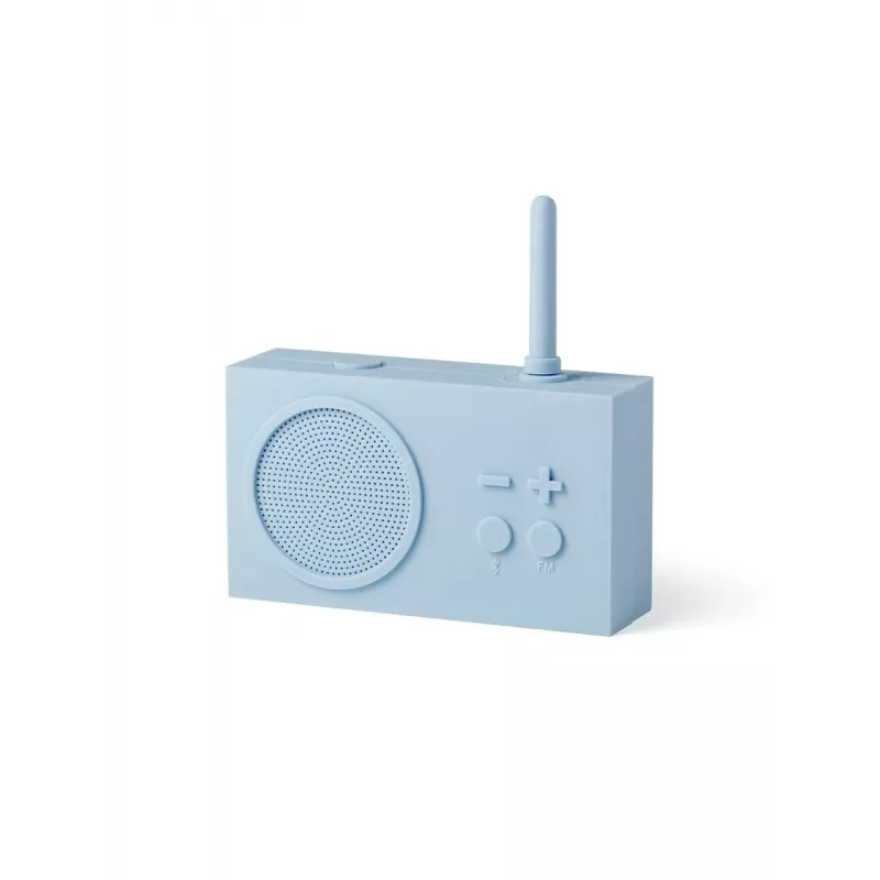 Lexon Tykho 3 kannettava FM-radio ja Bluetooth-kaiutin vaaleansininen