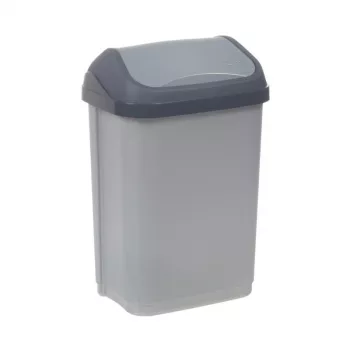 KEEEPER Swantje 10L roskis kääntökannella, vaaleanharmaa, 25,5x19x38cm