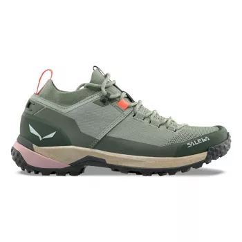 Salewa Puez 2 Knit PTX naisten matalat vaelluskengät - Shadow/Olive, EU 40,5