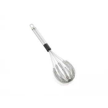 LEIFHEIT Speed Quirl M käsivispilä, ruostumaton teräs, valkoinen/harmaa, 26 cm