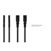Kabelmeister Euro-verkkojohto tyyppi C C7 Figure-8, 0,5m, musta, 0,75mm²