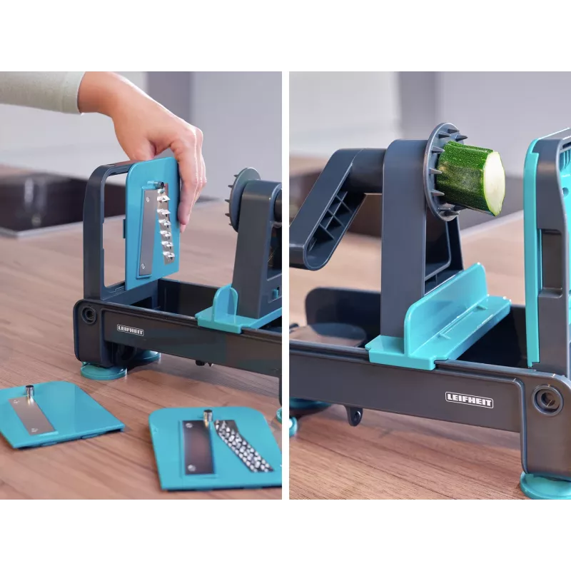 LEIFHEIT Table Scroll Cutter seinään asennettava kelmu- ja tuorekelmuannostelija, valkoinen