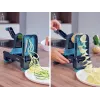 LEIFHEIT Table Scroll Cutter seinään asennettava kelmu- ja tuorekelmuannostelija, valkoinen