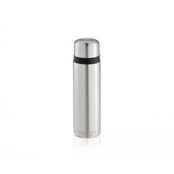 LEIFHEIT Thermos Coco 1,0L ruostumaton teräs vakuumieristetty juomapullo, hopea